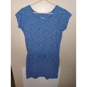 Columbia Outerspaced Heathered Blue Casual Dress Lightweight Athleisure
